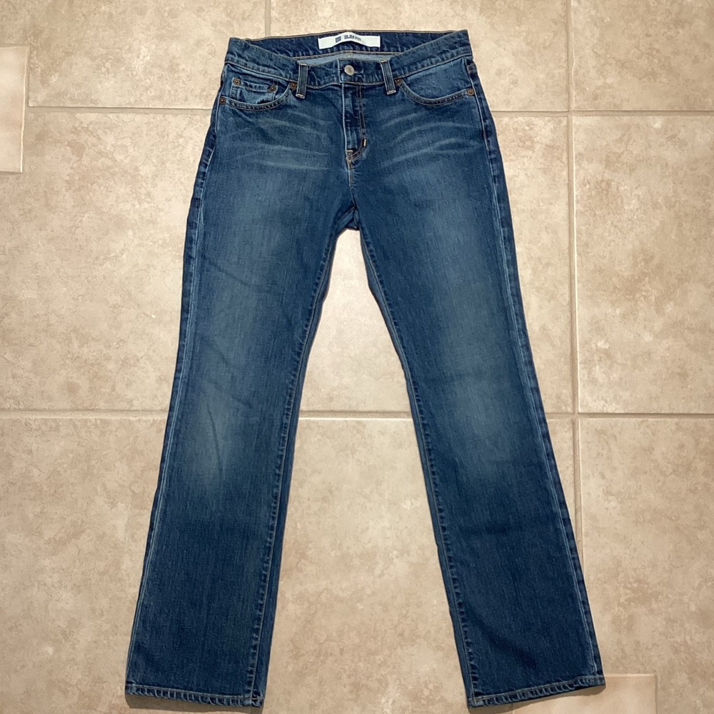 Gap Y2K Blue Denim Slim Fit Jeans Women Size 6